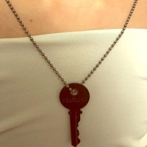 Giving Key Fearless Necklace